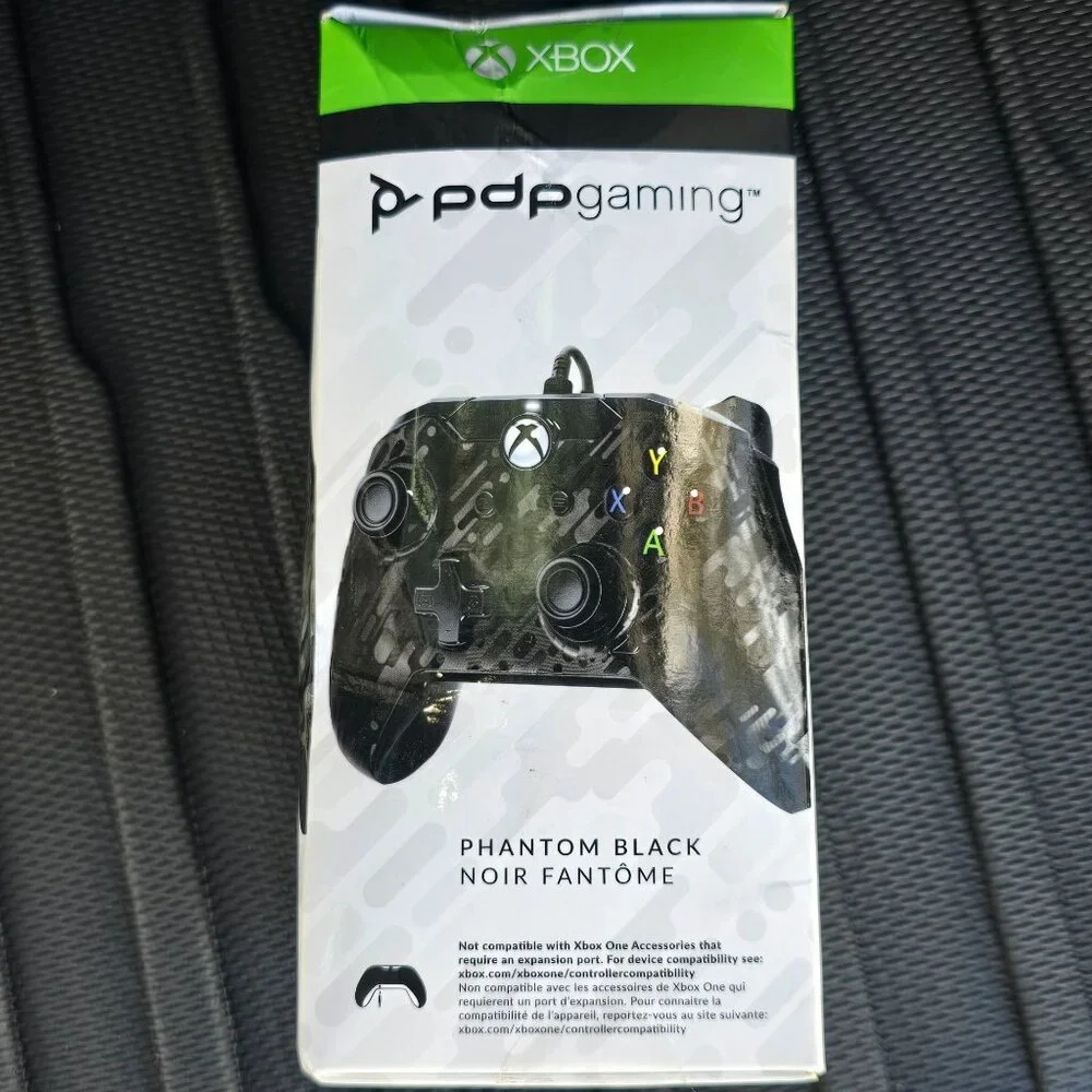 Xbox One & Windows PDP Gaming Wired Controller Stealth Series Phantom Black Dual